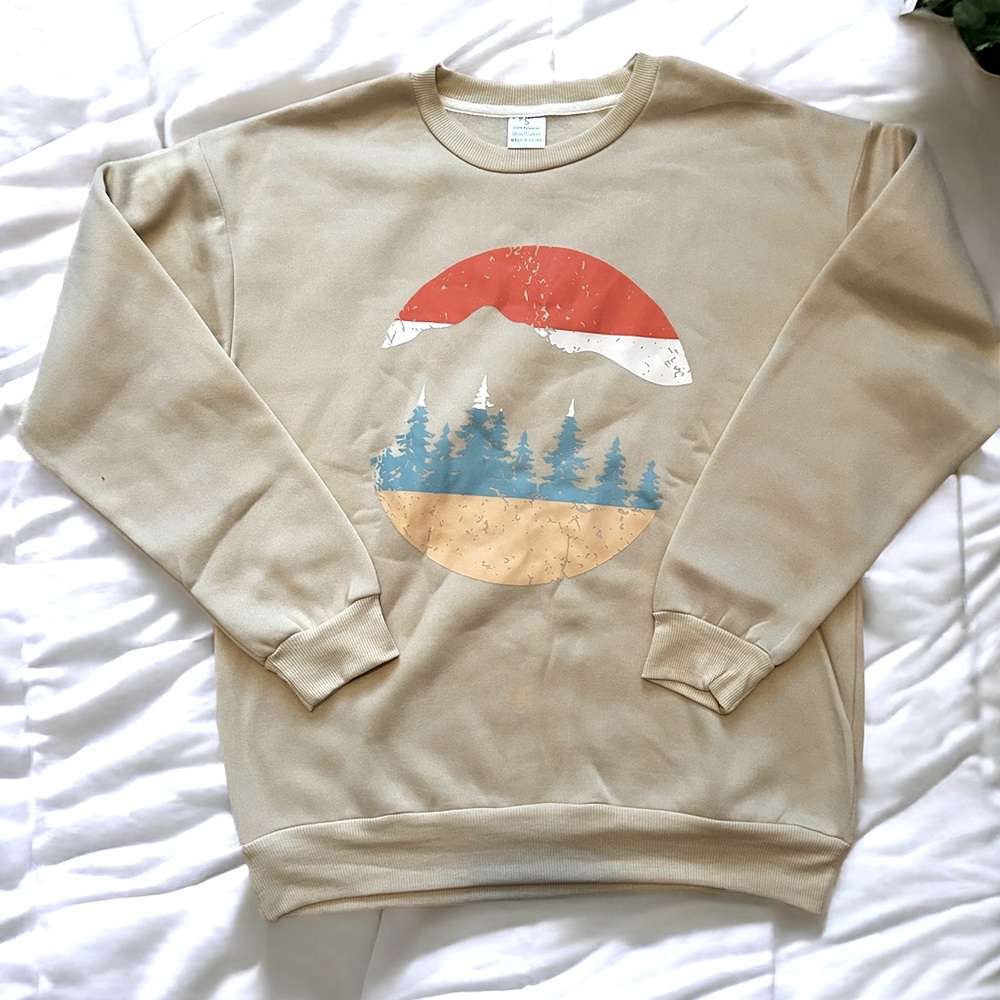 Forest Mountain Crewneck Sweatshirt